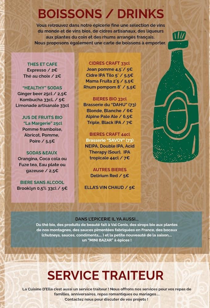 La Cuisine d'Ella - Menu Image 3